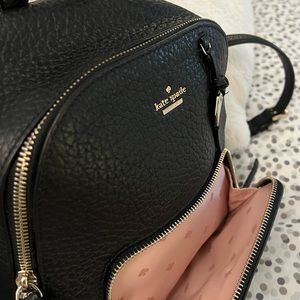 Kate Spade ♠️ NWOT Black Leather Mini Backpack Purse
